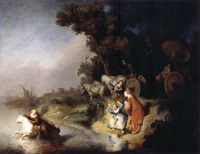 REMBRANDT Harmenszoon van Rijn The Rape of Europa oil painting image